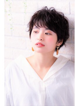 ソア 武蔵小杉(SOAR) 伸ばしかけ小顔ネイビーカラーのマニッシュ美髪フレンチボブ