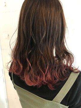 エム(EM) 【岡元担当 お客様snap】鬼滅カラー☆スソカラー☆