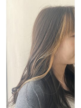 ロニカ 銀座(LOuNICA) 前髪インナーカラー フェイスフレーミング