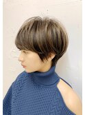 20代30代 小顔マッシュショート