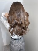 20代30代40代大人可愛いハイライトブラウンベージュアッシュ