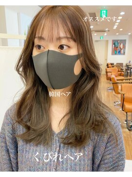 ノラキチジョウジ(NORA KICHIJOJI) #ケアブリーチ#ミルクティーグレージュ#韓国ヘア#ウルフカット