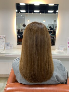 ヘアー コパイン(HAIR COPAIN) ストレートロング、アッシュカラー、マットアッシュカラー