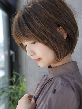 エインアンリー 表参道(AIN.ANLY.) 前髪あり大人ショートボブ20代30代40代【AIN.表参道】川原大地