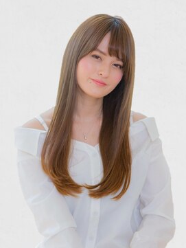 ディーバ 池袋東口(D.I.E.V.A) 20代30代40代艶髪ストレートロングレイヤーブラウンベージュ