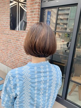 オーガニック アトリエ 大宮(organic+atelier) 20代30代大人かわいいショートボブx小顔ひし形パーマ