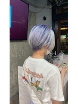 セレーネヘアー(Selene hair) roots lavender × White silver