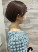 【Rio】ショート×ピンクベージュ