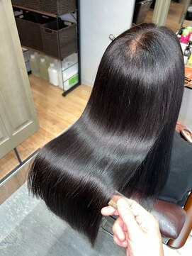 アディクト 東陽町西口(addict) 髪質改善で極上の指通り＿ダークブラウン＿ロングケア［東陽町］