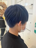 アブニールドール 大山台店&nbsp;【ブリーチあり】ネイビーブルー