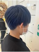 【ブリーチあり】ネイビーブルー