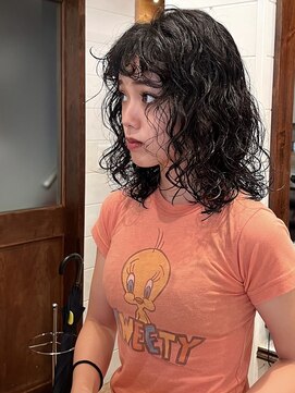 ラレイ ハラジュク(Lalei harajuku) 【ささき】ウルフボブ/スパイラルパーマ/レイヤーボブ