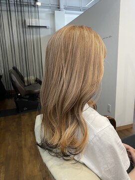 グレイスヘアーラン(grace hair Lan) ＊オレンジベージュエンドカラー＊