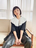 ユイル(Uil) 似合わせ小顔ボブ×グレージュカラー デザインカラー