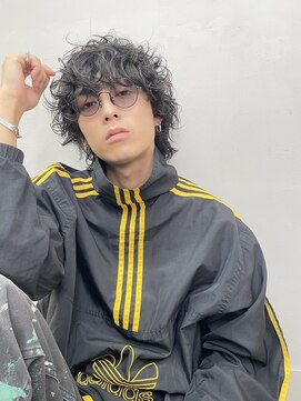 テトラ バイ ネオリーブ 横浜西口店(tetra by neolive) 横浜★メンズウルフの波巻きパーマ