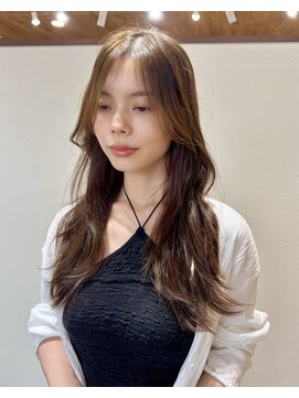 ラル(Lull) 【奥山敬大】レイヤーカット/透明感ベージュ