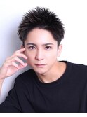 スパイキーアップバング