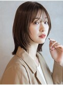 ロブ　レイヤーロブ　シースルーバング　ナチュラル