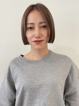 アンプフォーヘア 栄 矢場町(amp for hair.) 切りっぱなしボブ