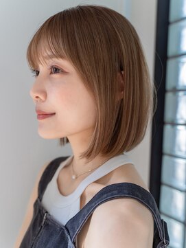 ガーデン 銀座(GARDEN) 大人かわいい前髪ありボブ 前下がりイメチェンショートボブ銀座