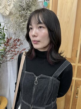 ユイマァル 倉敷店(YUIMARL) イヤリングカラー/バーガンディー