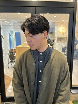 ヘアガーデン オフ(hair garden off) 毛流れセンターパート/ニュアンスパーマ