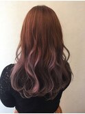ピンクレッドバイオレットグラデーション