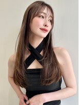 ロンド アンブル 四条烏丸(Lond ambre)&nbsp;ストレートレイヤー似合わせカットフェミニンロング5130