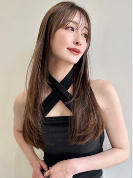 ロンド アンブル 四条烏丸(Lond ambre) ストレートレイヤー似合わせカットフェミニンロング5130