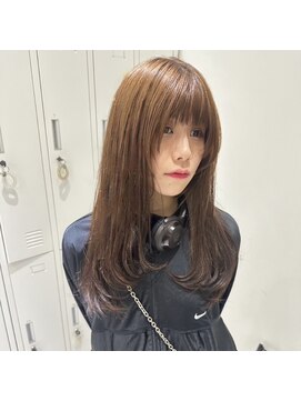 ジーナ 博多筑紫口(Zina) ブリーチなしダブルカラー×レイヤーカット【福田れん】