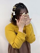 編みたらし　渋谷ヘアメ　ボブヘアメ　アイドルヘア