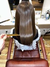 美人髪ラボ 神戸元町店 伸ばしかけセミロング