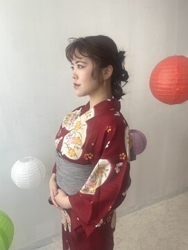 ヘアコレクション アンジュ(Hair collection Unge) ツイン浴衣ヘアセット*