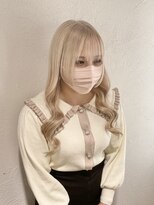 ホープ(hope)&nbsp;姫カット×ハイトーンカラー【梅田/茶屋町/レイヤー】