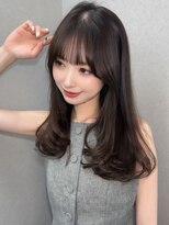 ボタン ハカタ(VOTAN hakata) ◎ 暗めカラー/前髪/顔まわりカット/ブラウンベージュ/博多 ◎