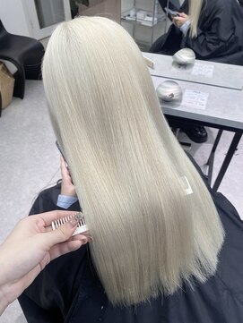 ペレ 渋谷(PELE) くびれヘア/アプリコットオレンジ/夏のヘアアレンジ/渋谷