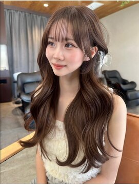 ベル 新宿店(Vel) 10代20代30代前髪あり/ハッシュカット/ロングレイヤー/顔まわり