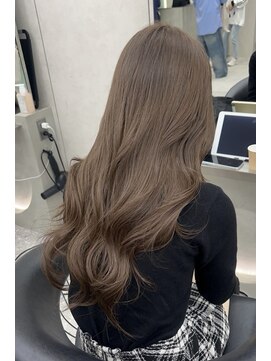 アスター 天神大名店(Aster) 小顔に見えるトレンドヘア/黒髪/オリーブグレー/ココアベージュ