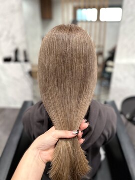 エル ヘアサロン なんば店(eL) ミルクティーベージュ★AYUMI