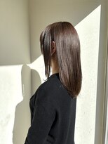 ペスカケイクリエイティブ(PESCA K-CREATIVE)&nbsp;赤みのないブラウン×ナチュラルストレート