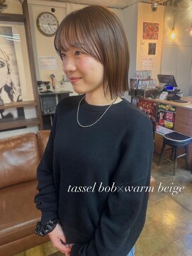 コレット ヘアー 大通(Colette hair) bob×warm beige