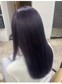 ブリーチダブルカラーブルーラベンダー川越本川越