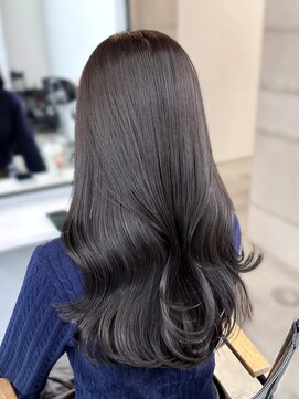 フォンズ(FONS) 上品韓国ヘアラベンダーグレージュ