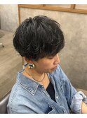 ゆるウェーブマッシュショート