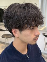 レタッチ バイ フィフス 銀座(RETOUCH by fifth)&nbsp;銀座ツイストスパイラルパーマレットヘアマッシュウルフカット