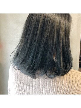 ミント(mint) ＊ハイライトでワンランク上質な暗髪パールグレー＊