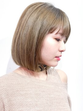 ダブ アオヤマ(DaB AOYAMA) 【DaB】ニュアンスボブのベージュカラー