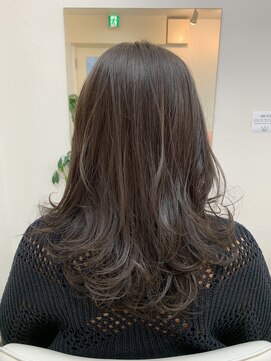 ヘアーサロンアンク(hair salon anc) ゆる巻オリーブベージュ