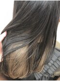 インナーカラー◆オリーブカラーベージュ