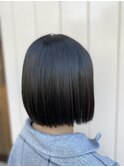 切りっぱなしボブ